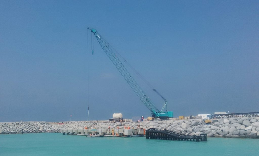 Al Raha Beach Bridge Installation